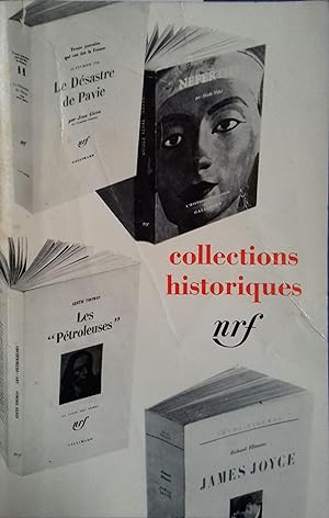 Catalogue des collections historiques de la N.R.F.