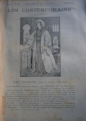 Les contemporains N° 195 : Lady Stanhope, reine de Tadmor. Biographie accompagnée d'un portrait. ...