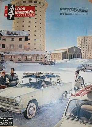 L'action automobile et touristique : février 1960. En couverture : Fiat 2100. Publicité Total en ...