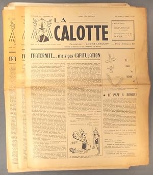 La Calotte. Mensuel. 7 numéros entre le N° 110 de décembre 1964 et le N° 124 d'avril 1966. Série ...
