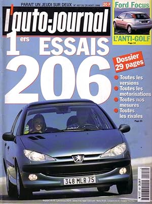 L'auto-journal 1998 N° 497. 28 août 1998.