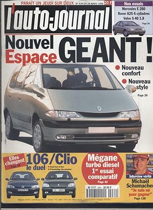 L'auto-journal 1996 N° 434. 28 mars 1996.