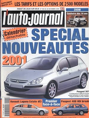 L'auto-journal 2000 N° 556. 30 novembre 2000.