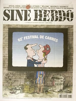 Siné hebdo N° 36. 62e Festival de Cannes. 13 mai 2009.