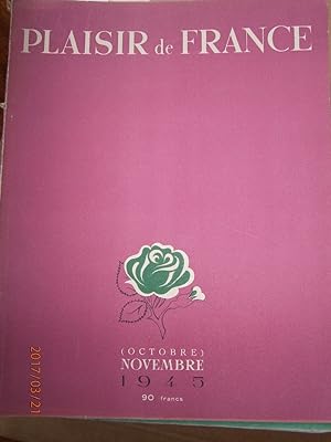 Plaisir de France N° 113. Alsace, danse Octobre-Novembre 1945.