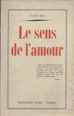 Le sens de l'amour.