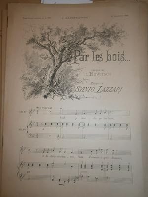 "Par les bois , pour piano et chant. Suivi de : "Chinoiserie", par Henri Kowalski. Impromptu pou...