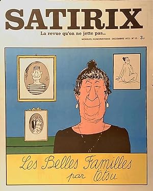 Satirix N° 15 : Les belles familles. Numéro illustré par Tetsu. Décembre 1972.