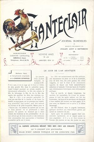 Chanteclair. Revue artistique et littéraire. N° 136. Caricature en couleurs par Georges Villa et ...