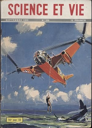 Science et vie N° 396. En couverture: Avion à atterrissage vertical. Septembre 1950.