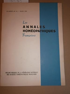 Les annales homéopathiques françaises. 8 e année.