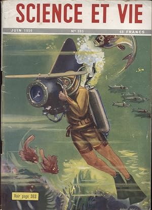 Science et vie N° 393. En couverture: Caméra submersible. Juin 1950.