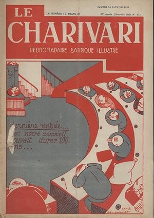 Le Charivari N° 81. Hebdomadaire satirique illustré. 14 janvier 1928.
