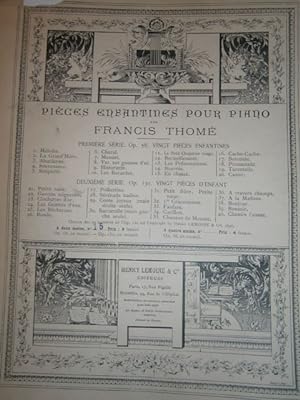 En chasse, issu de "Pièces enfantines pour piano". N° 15. Vers 1900.