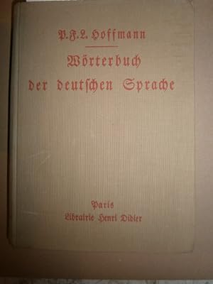 Wörterbuch der deutschen Sprache. Vers 1930.