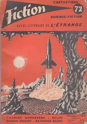Fiction N° 72. Textes de : Ch. Henneberg - Belen - Damon Knight - Raymond Banks . Novembre 1959.