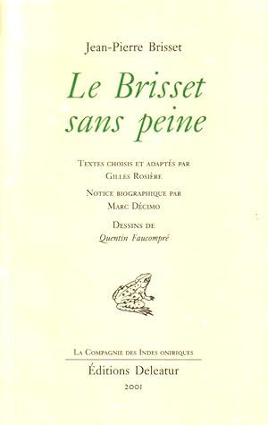 Le Brisset sans peine. Textes choisis et adaptés par Gilles Rosière.