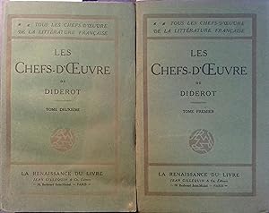 Les chefs-d'oeuvre de Diderot. (En 2 volumes). Vers 1930.
