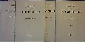 Bulletin du bibliophile. 1981. Année complète, 4 numéros.
