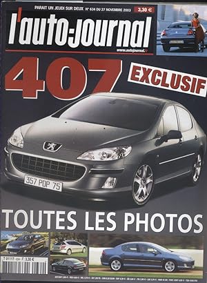 L'auto-journal 2003 N° 634. 27 novembre 2003.