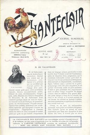 Chanteclair. Revue artistique et littéraire. N° 145. Mai 1914.