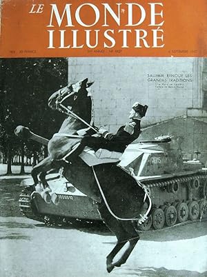 Le Monde illustré N° 4427. Saumur renoue les grandes traditions. 6 septembre 1947.