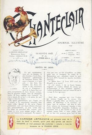 Chanteclair. Revue artistique et littéraire. N° 187. Février 1924.