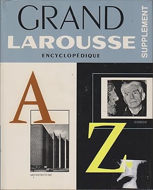 Grand dictionnaire Larousse encyclopédique. Premier supplément.
