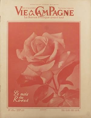 Vie à la campagne numéro 548. Couverture : Le mois des roses. Juin 1956.