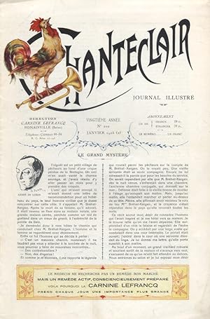 Chanteclair. Journal illustré. N° 202. Caricature en couleurs par A. Chanteau et notice biographi...