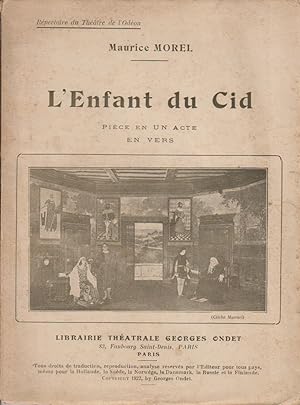L'enfant du Cid. Vers 1921.