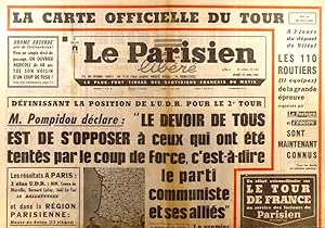 Le Parisien libéré. 25 juin 1968. M. Pompidou déclare. 25 juin 1968.
