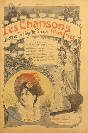 Les chansons illustrées. N° 20. Monologues, duos - Saynètes, parodies, etc. Vers 1900.