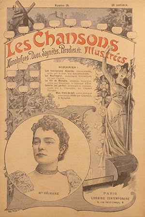 Les chansons illustrées. N° 26. Monologues, duos - Saynètes, parodies, etc. Vers 1900.