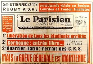 Le Parisien libéré. 13 mai 1968. M. Pompidou décide  13 mai 1968.