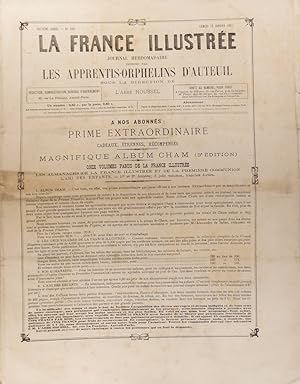 La France illustrée N° 320. Gravures intérieures : Le cardinal Régnier, archevêque de Cambrai; M....