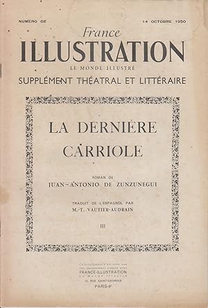 France illustration, supplément théâtral et littéraire N° 68 : La dernière carriole (III). 3e fas...