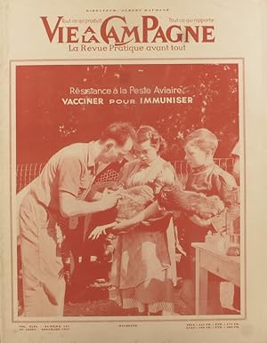 Vie à la campagne numéro 541. Peste aviaire, vacciner pour immuniser. Novembre 1955.