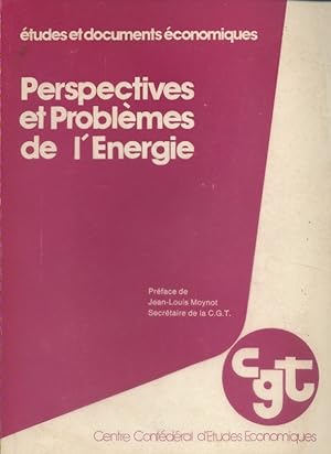 Perspectives et problèmes de l'énergie.