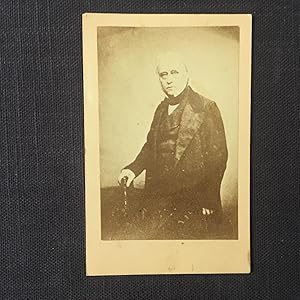 CDV of author Thomas Babington Macaulay, 1st Baron Macaulay (1800 - 1859)