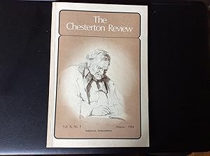 The Chesterton Review, Vo. X. No. 3, August, 1984.