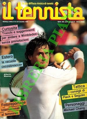 Il tennista. La più diffusa rivista di tennis. 1989.