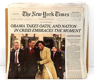 PRESIDENT OBAMA: NEWSPAPERS OF THE ELECTION AND INAUGURATION