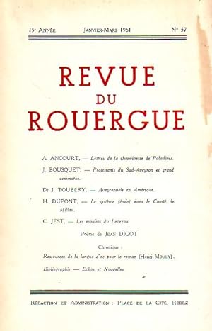 Revue du Rouergue - Tome XV - N°57