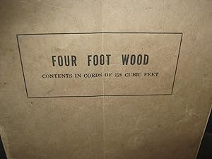 Four Foot Wood Contents In Cords Of 128 Cubic Feet