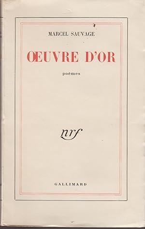 OEUVRE D'OR - Poèmes (Edition originale sur Pur fil)