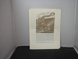 Gardyloo Press - Publicity Sheet from the Gardyloo Press of John And Sheryl Bennett, Madison, Wis...