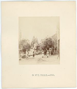 France, Is-sur-Tille, les enfants, 1886