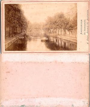 Pays-Bas, Nederland, Amsterdam, De Heerengracht, le canal Herengracht