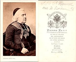 CDV Pierre Petit, Paris, Ferdinand François Auguste Donnet, archevêque de Bordeaux, circa 1865